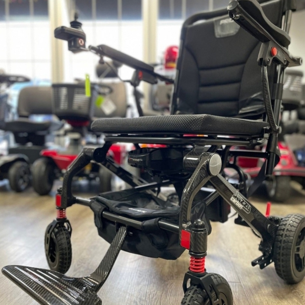 Jazzy Carbon Folding Power Wheelchair  Only 43 lbs